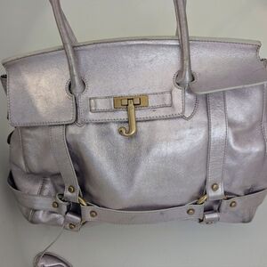 Juicy Couture Shimmering Oversized Lilac Tote